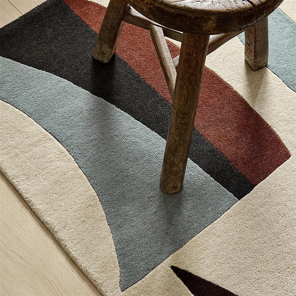 Torillo Cornflower/Walnut Teppich | Größe: 170 x 240 cm