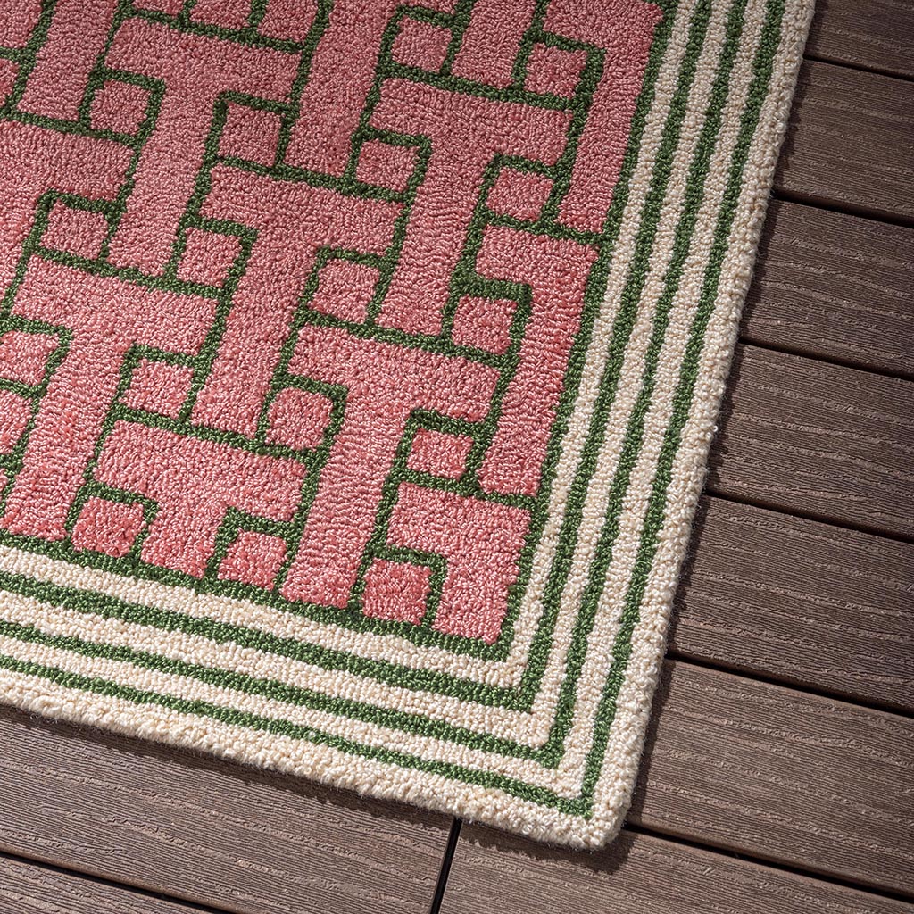 TB T Monogram Staubrosa Outdoor 455802 Teppich | Größe: 140 x 200 cm