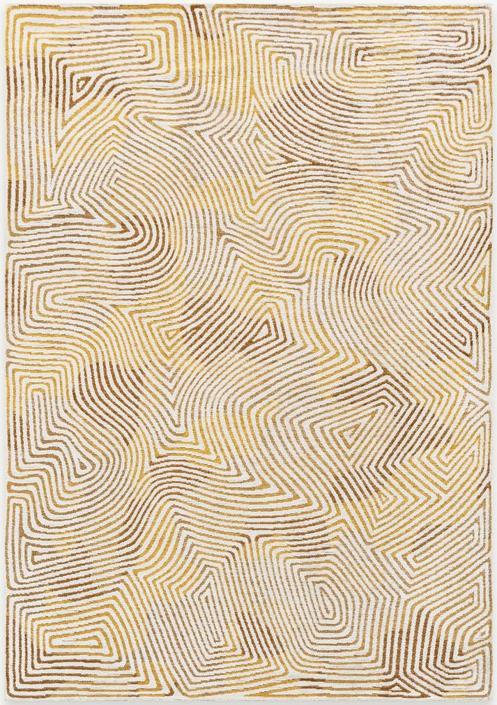 Yellow Hippy 9799 Teppich | Größe: 80 x 150 cm