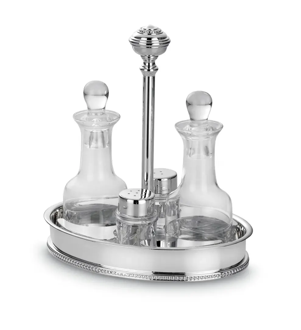 Le Perleroyal ovale Würzflaschen‑Schale