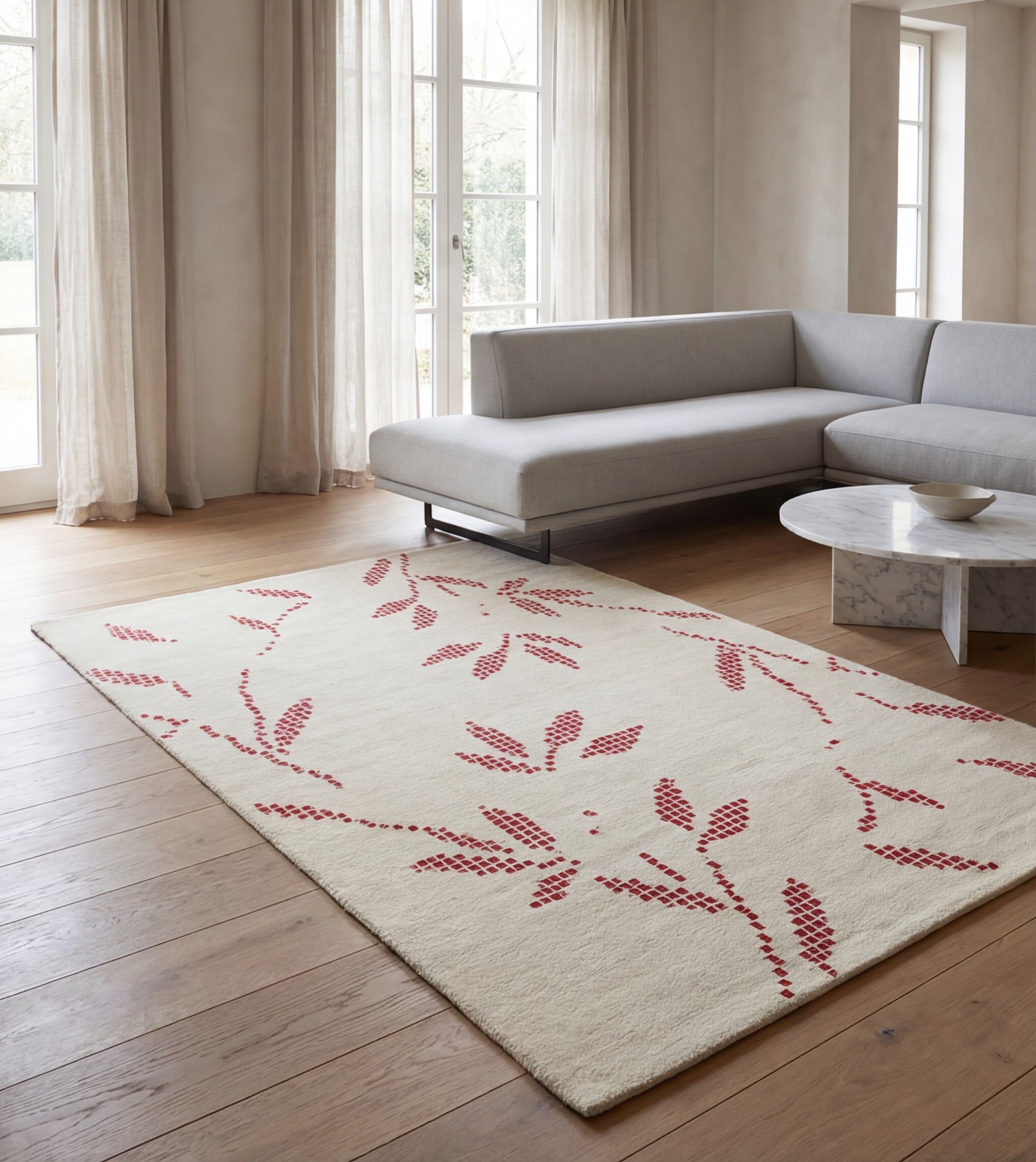 Coral Script Teppich