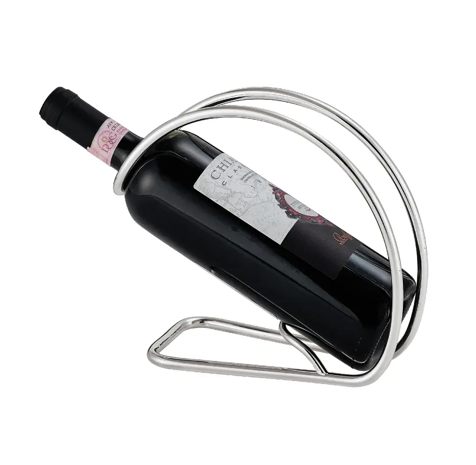 Versilberter Weinflaschen‑Halter