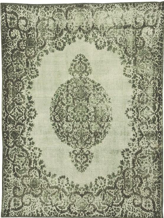 Grün Vintage Teppich