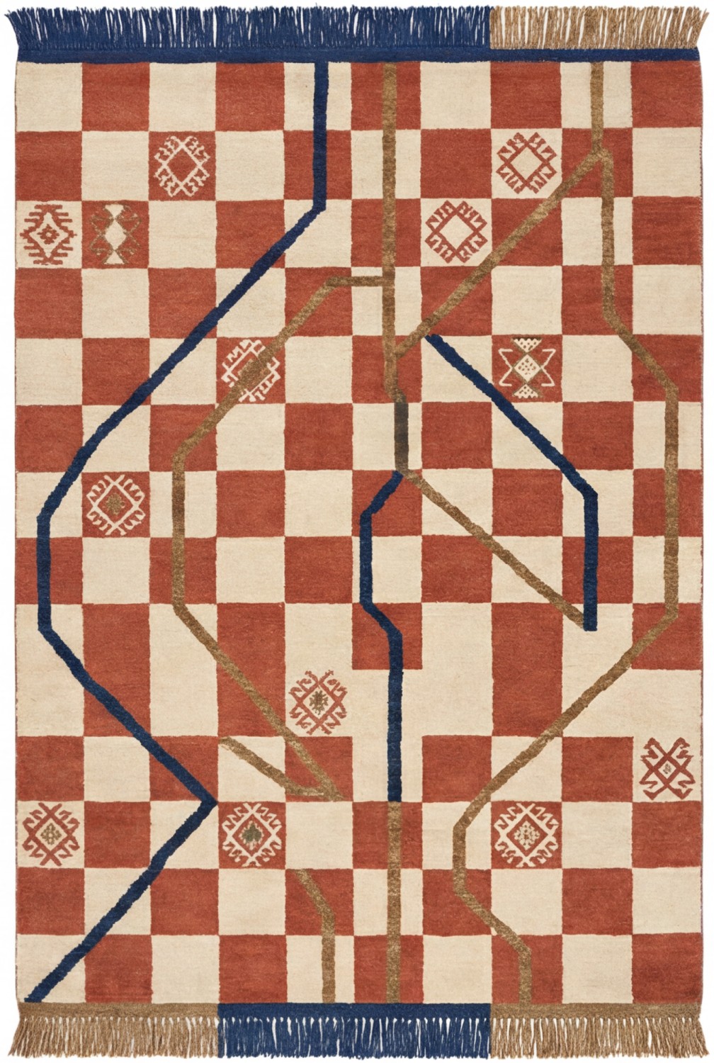 Checker Terra Teppich