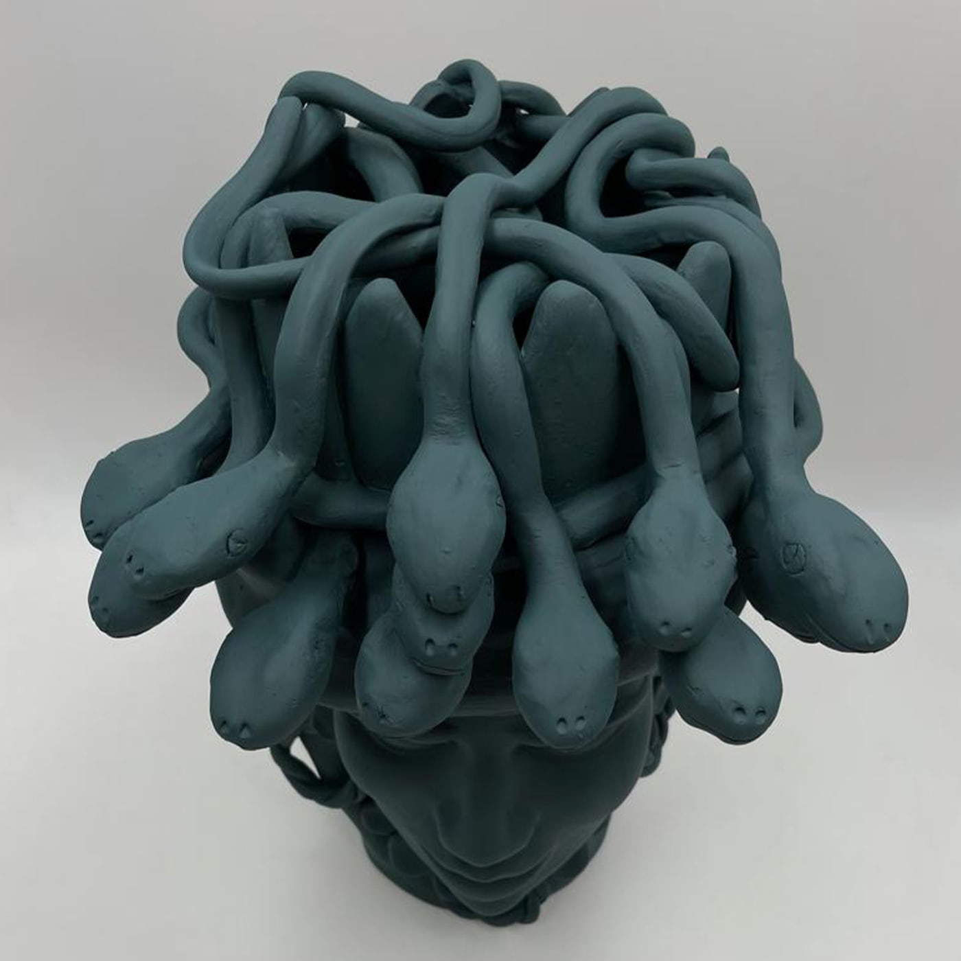 Maure‑Kopf matte Skulptur