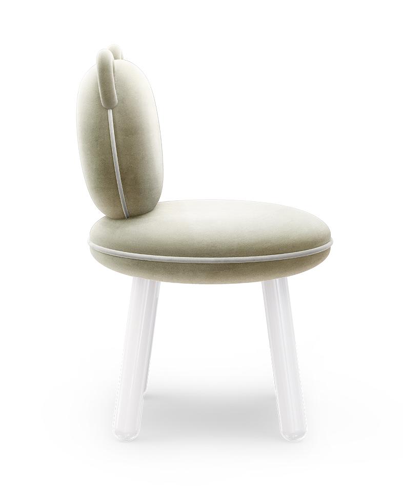 Fluffy Bear cremefarbener Kindersessel