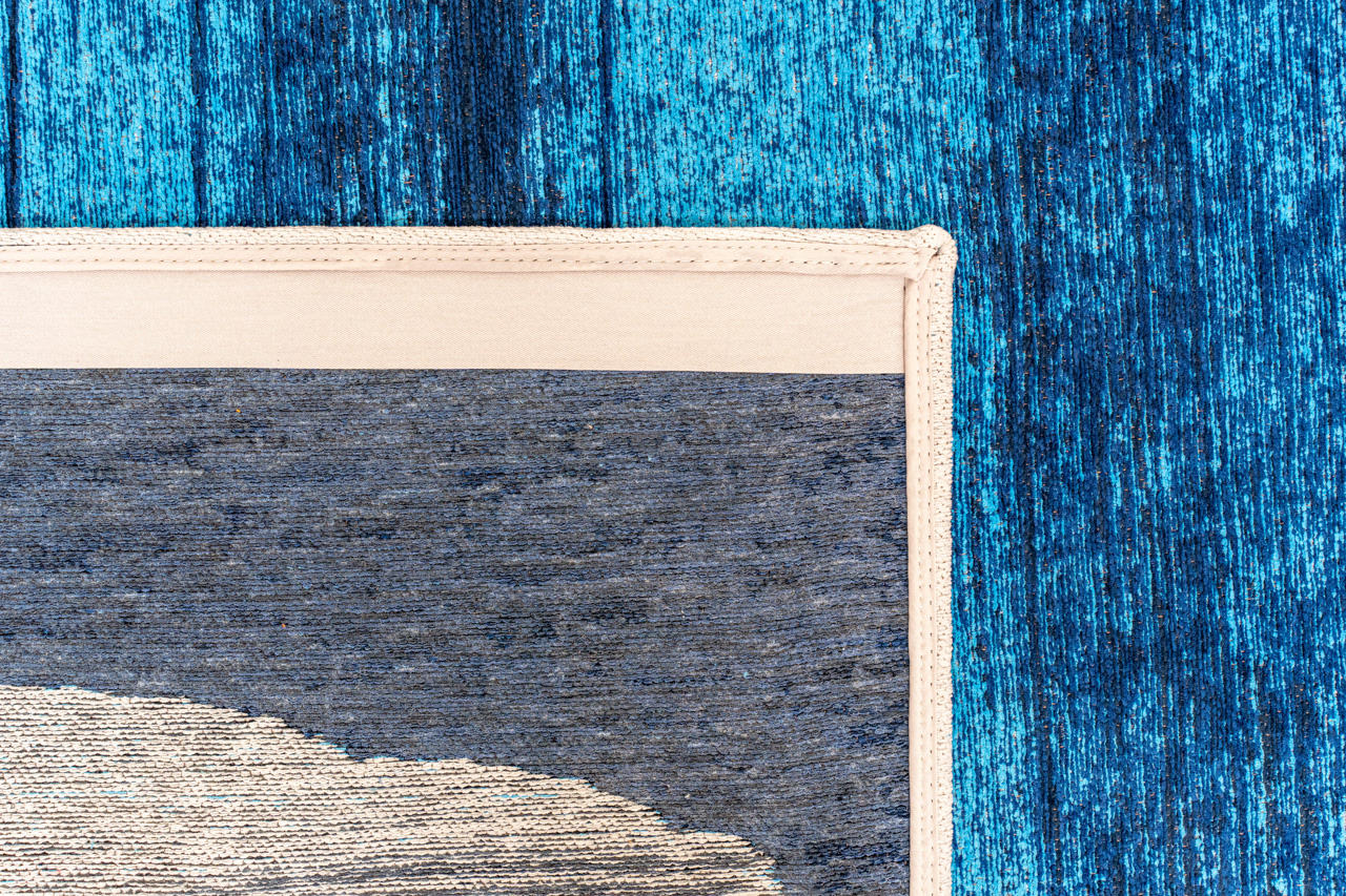 Brush Diva Blue Teppich | Größe: 140 × 200 cm