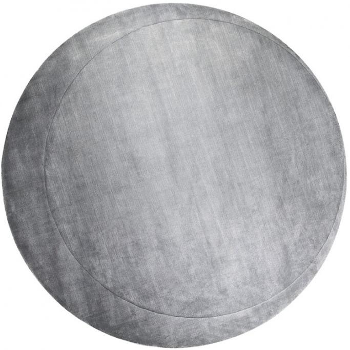 Luna Grau Rund Teppich | Größe: Ø 170 cm