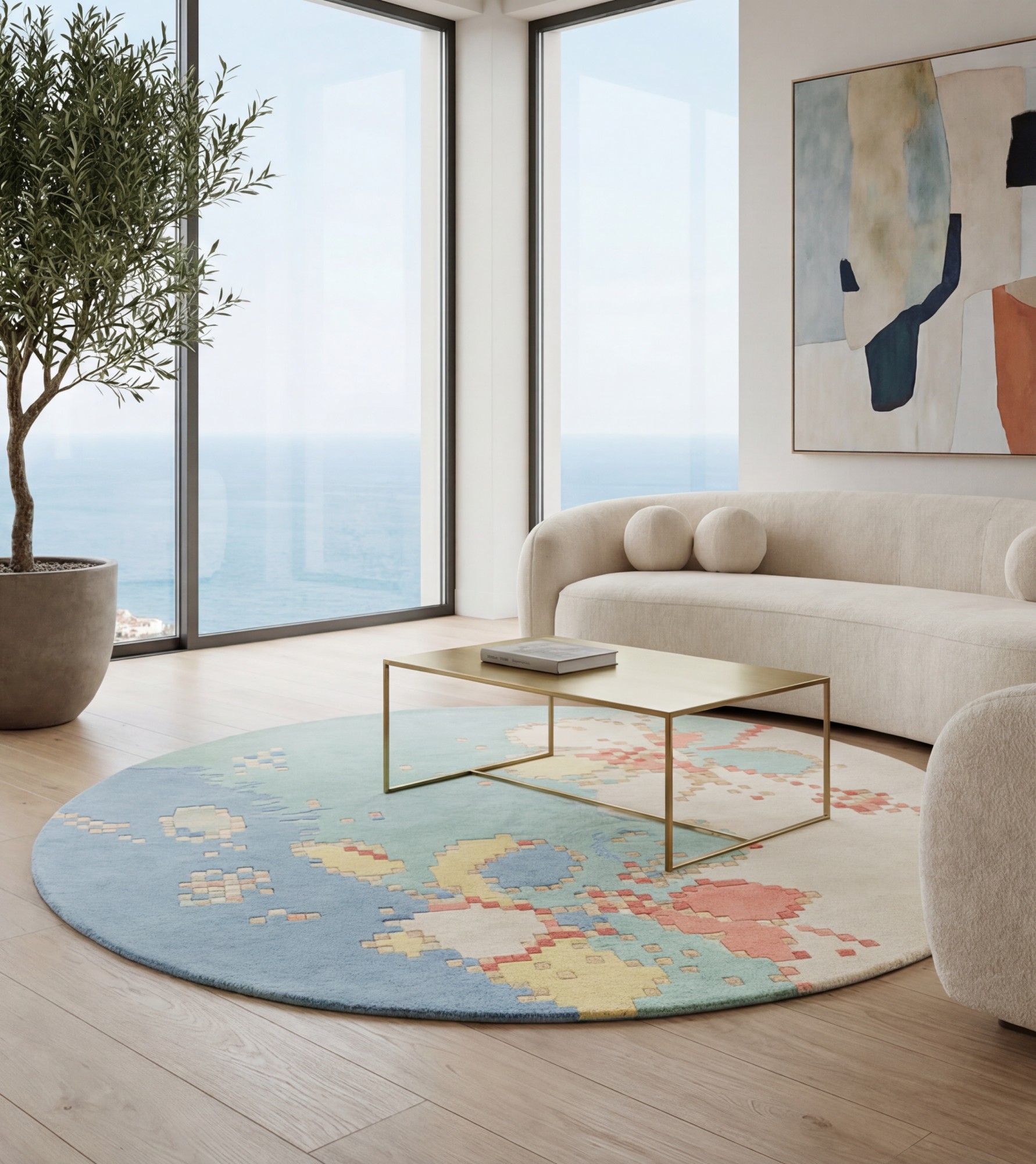 Sky Blossom Teppich