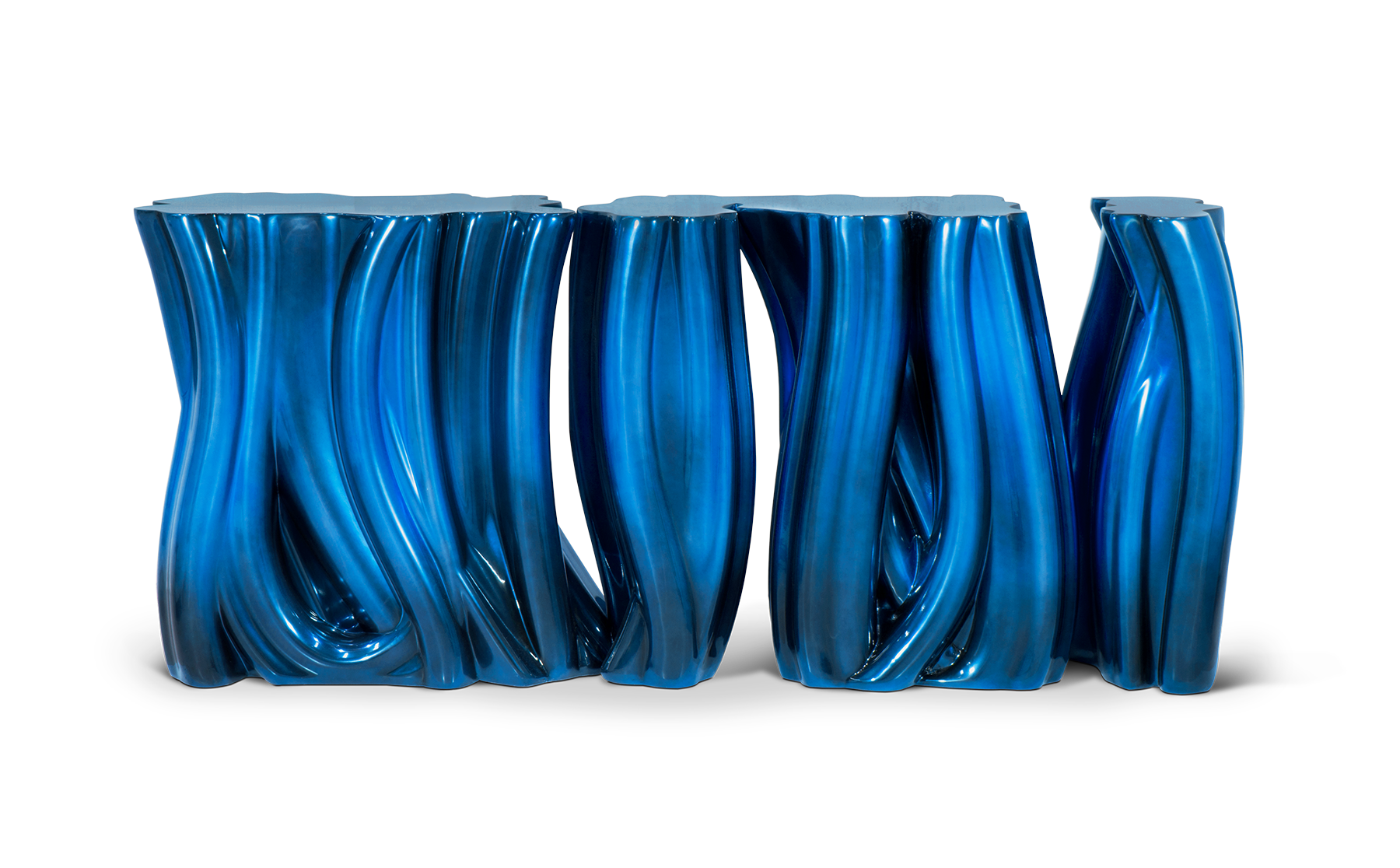 Monochrome Blaues Premium‑Sideboard