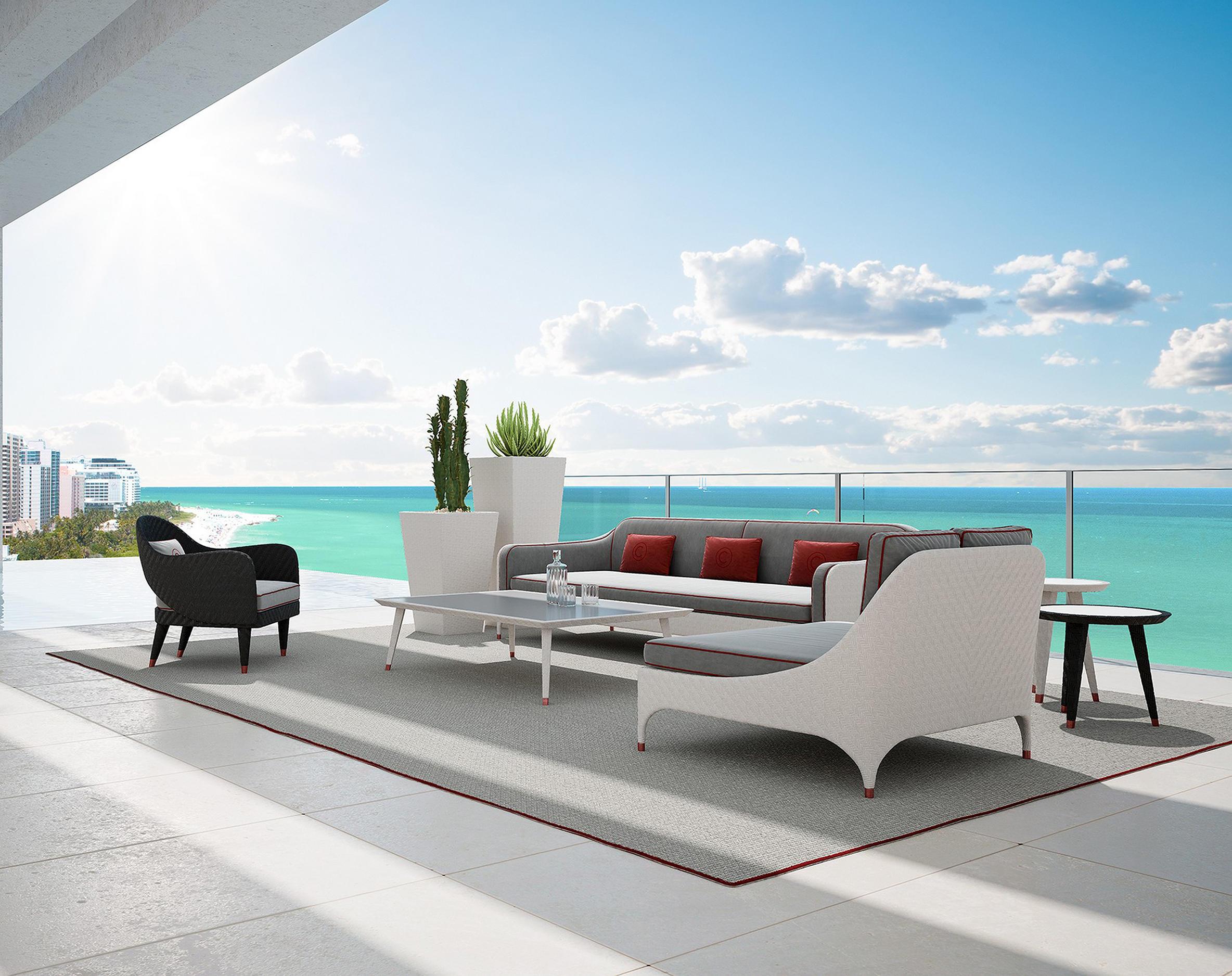 Italienischer Outdoor‑Couchtisch