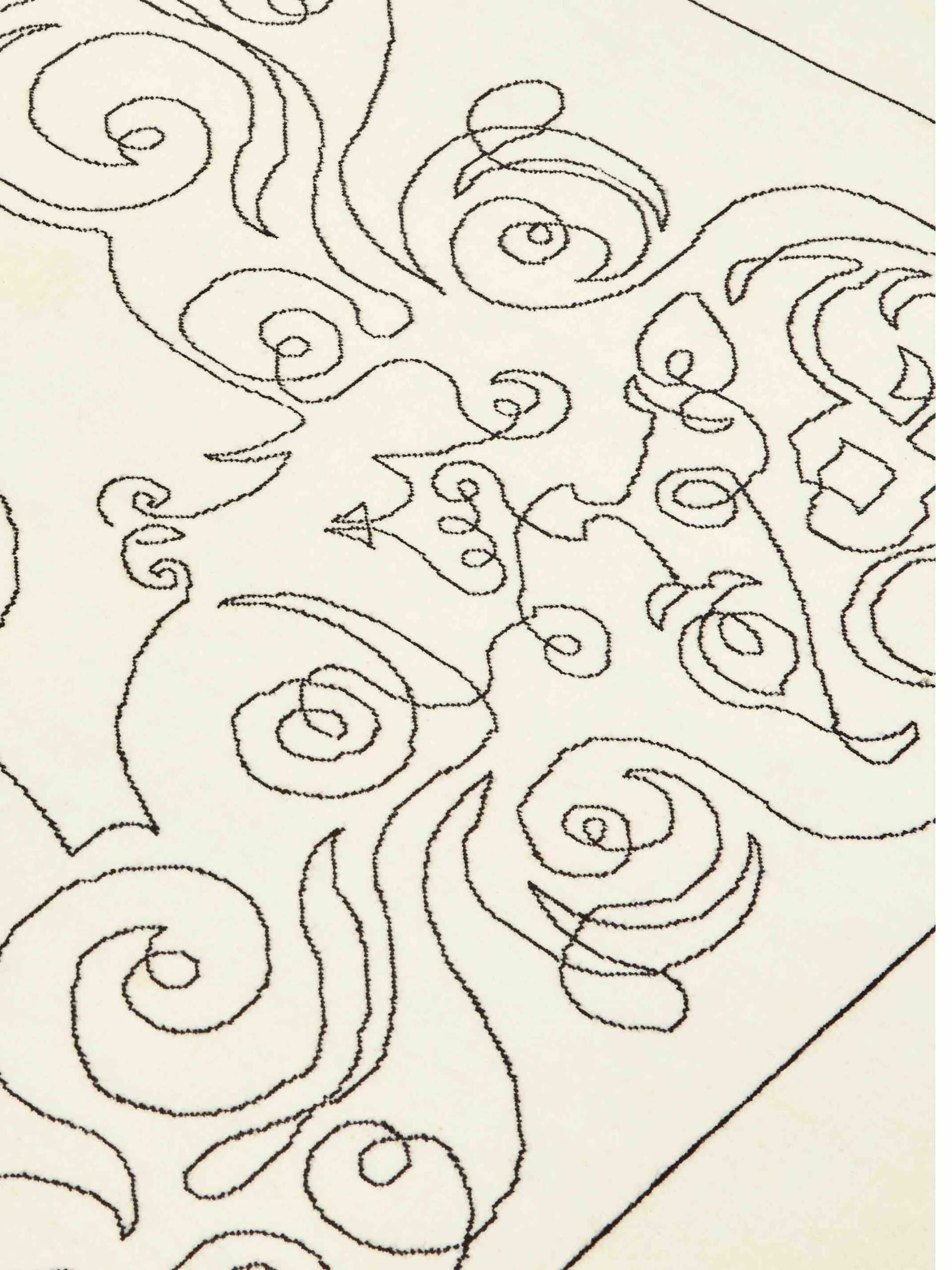 One-Stroke 1/4 Teppich