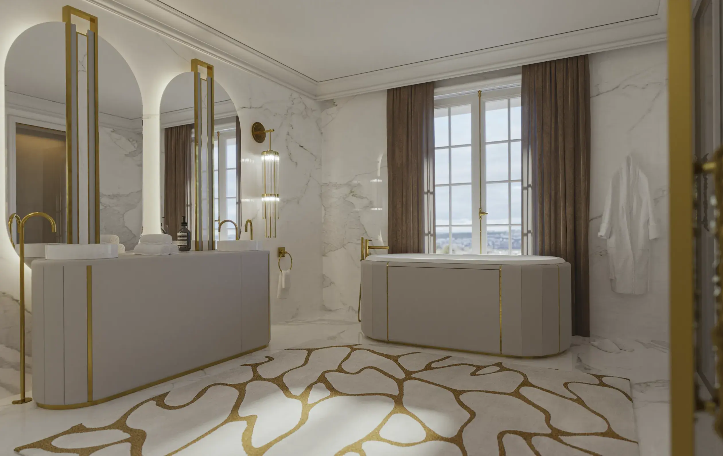 Regal Schwarzer Einbaubadewanne - 2