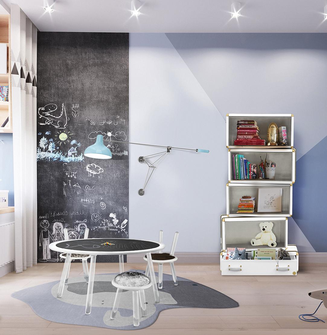 Moonbeam Glow Blaue Wandleuchte