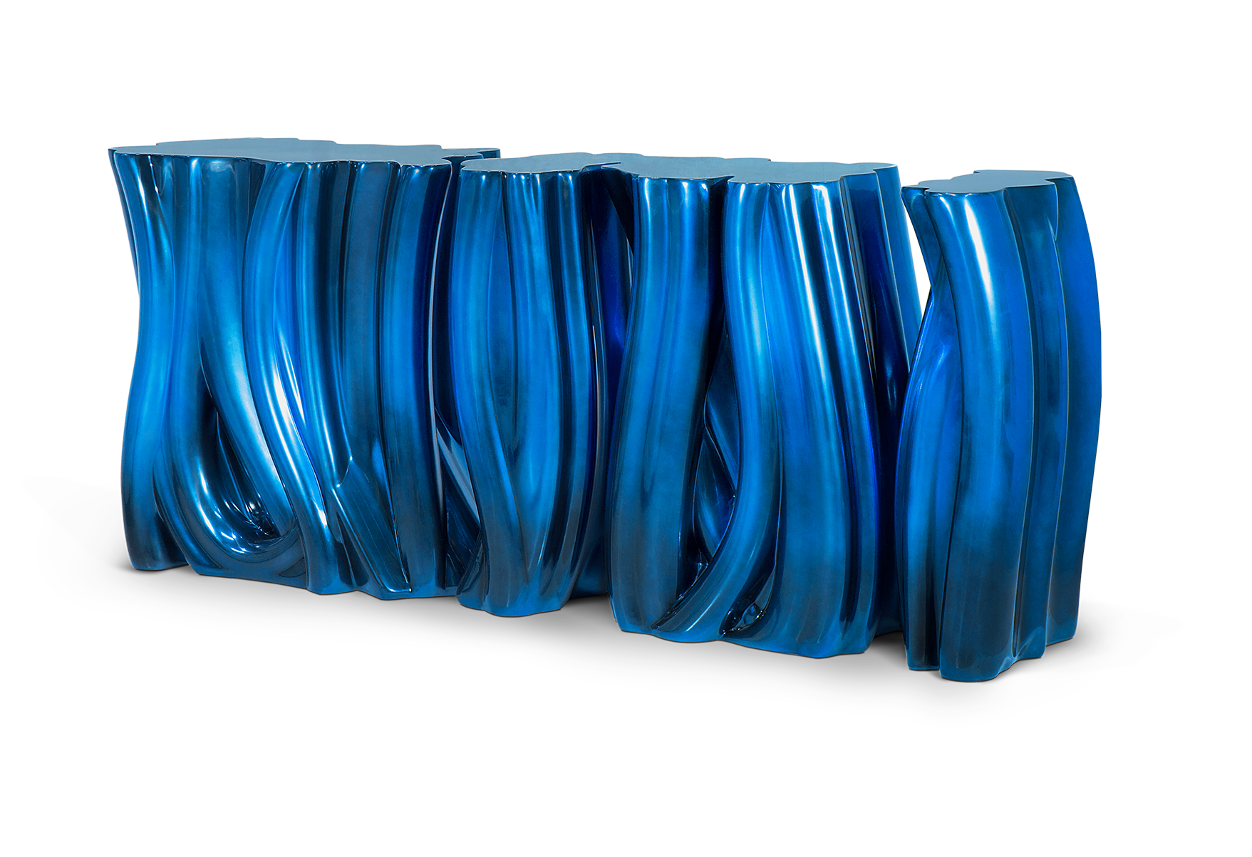 Monochrome Blaues Premium‑Sideboard