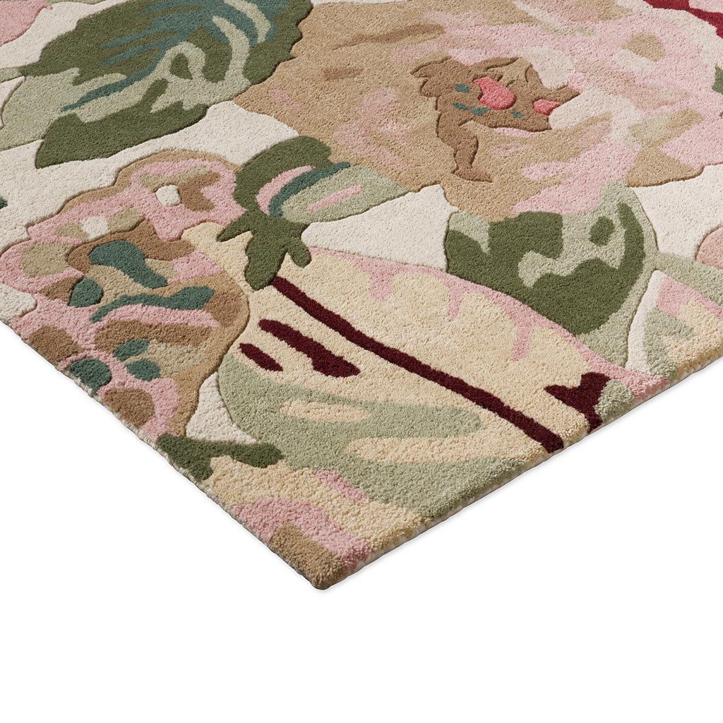 Rose & Peony Red Teppich