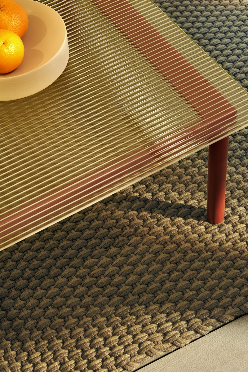 Lace Thyme-Pine Outdoor 497207 Teppich | Größe: 250 x 350 cm