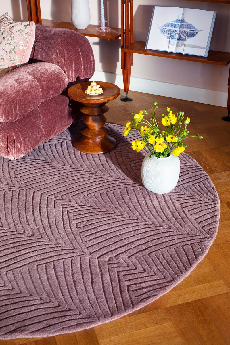 Folia Mink 38902 Runder Teppich | Größe: Ø 200 cm