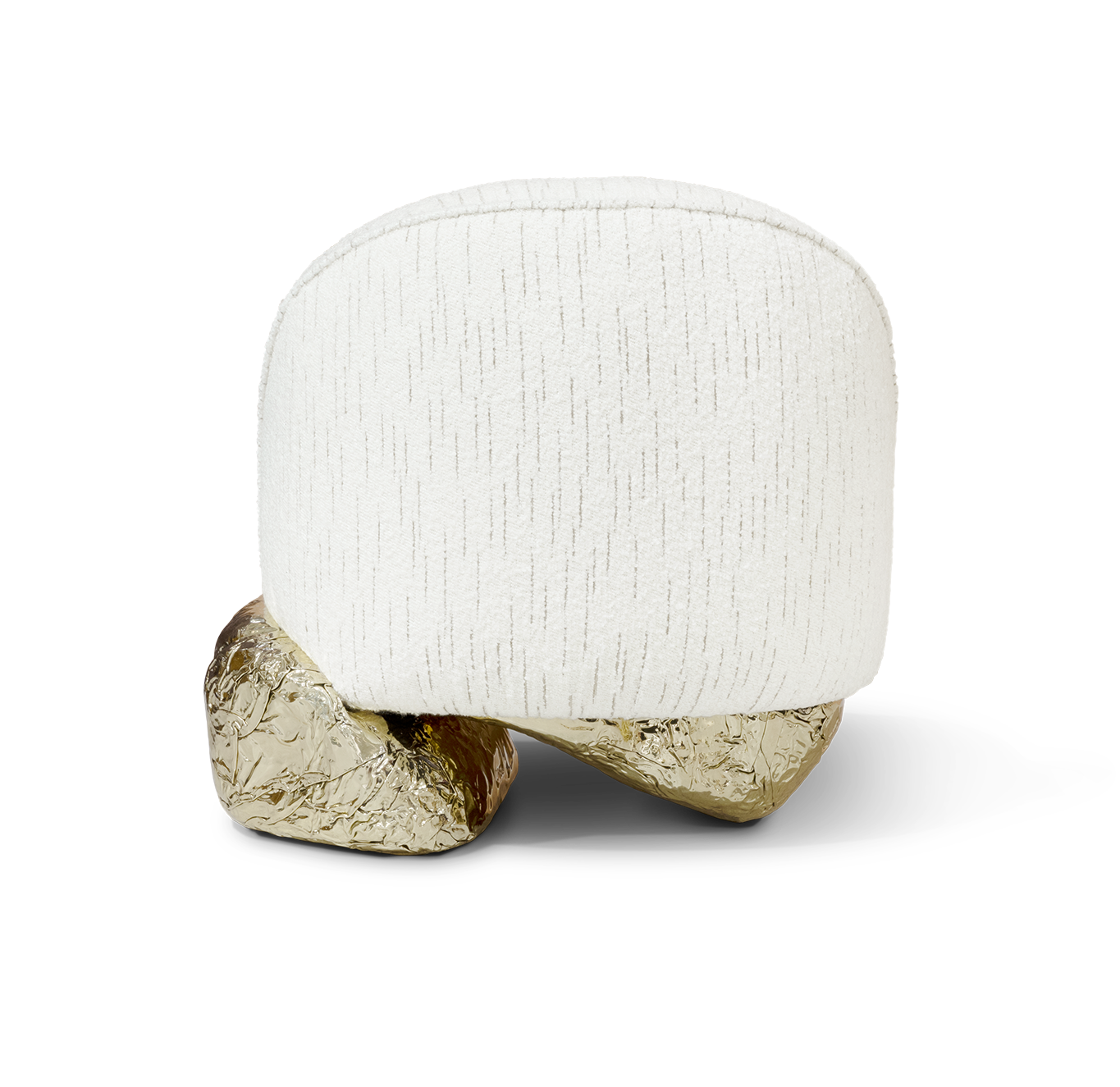 Angora II Weißer Sessel