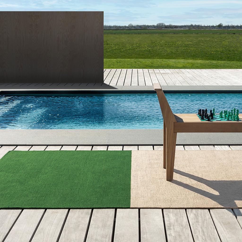 Deck Spring Grün Outdoor 496607 Teppich | Größe: 140 x 200 cm