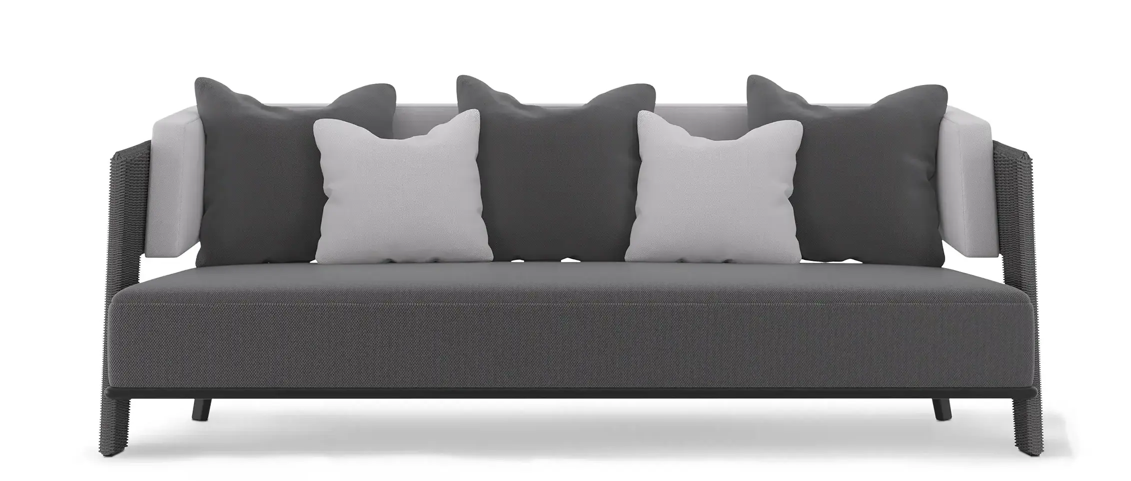 Crown graues Outdoor‑Sofa