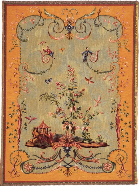 Chinoiserien Wandteppich