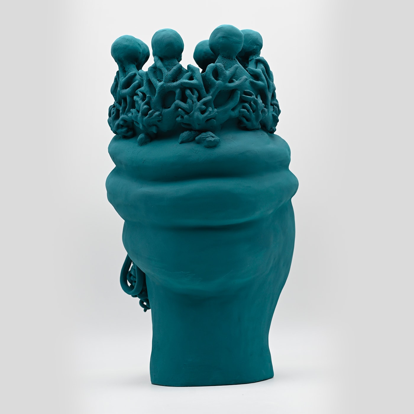 Maure‑Kopf einzigartige Skulptur