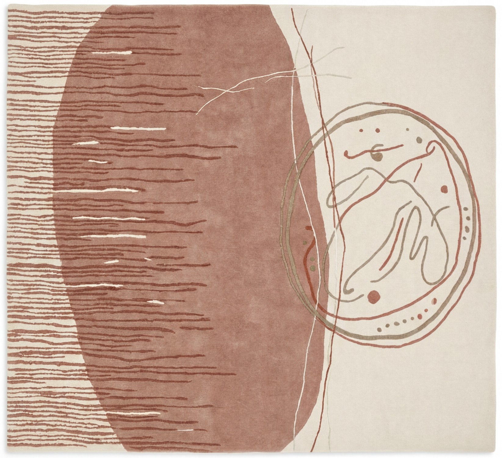 Archive Seal Rose Teppich