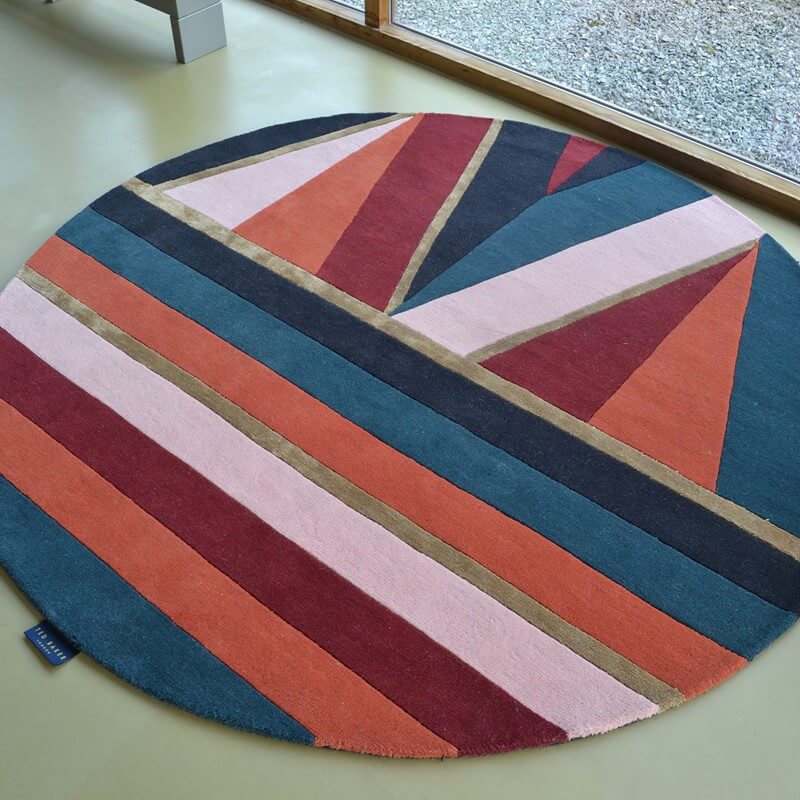Sahara Burgundy 56105 Runder Teppich | Größe: Ø 200 cm