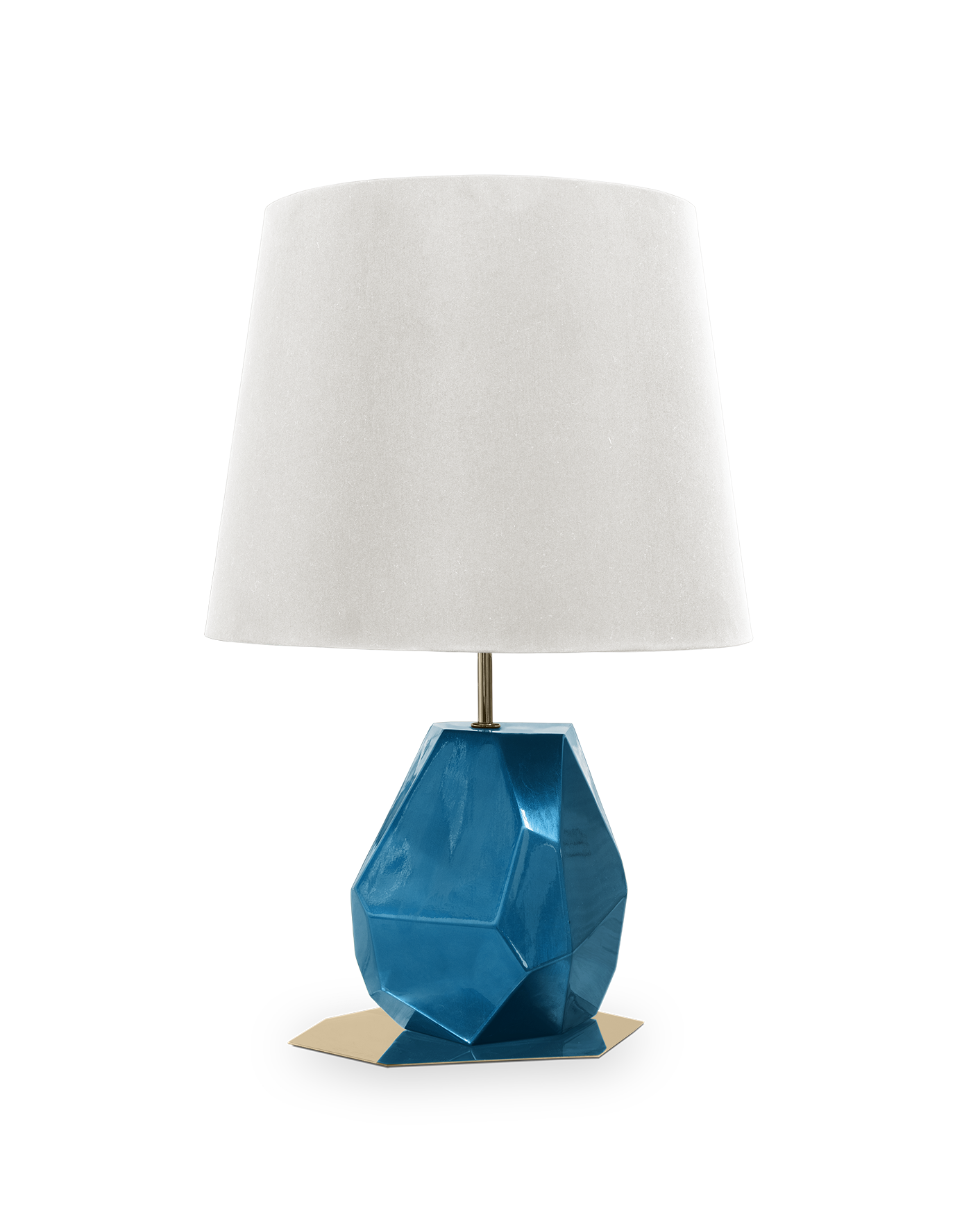 Essence Kleine blaue Tischlampe