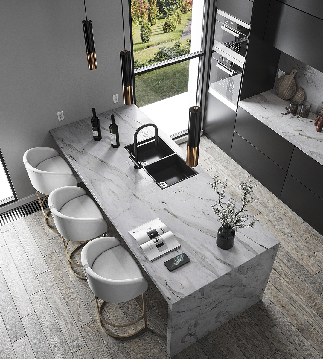 Modernistische Pendelleuchte - 3