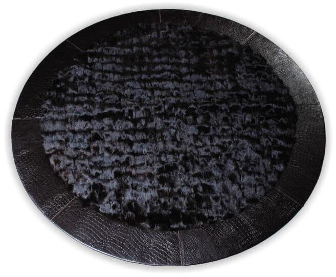 Fur Croco 870 Teppich | Größe: Ø 400 cm