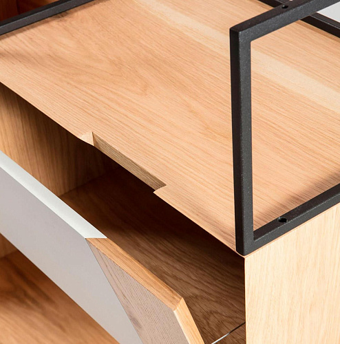 Offenes Holz-Bücherregal