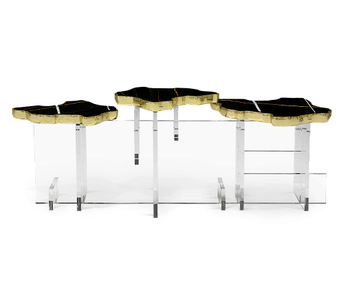 Nero Obsidian XL Beistelltisch