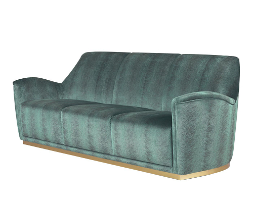 Jacob 3-Sitzer-Sofa in Petrol