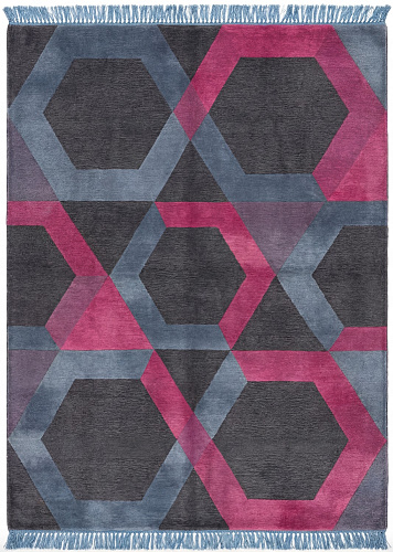 Crimson Lattice Teppich