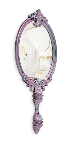 Mystic Chameleon Rosa Wandspiegel