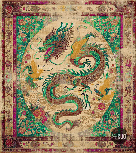 Samurai Lime Purple Teppich