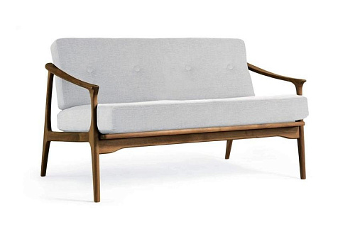 Quiete Natürliches massives Walnuss‑Sofa
