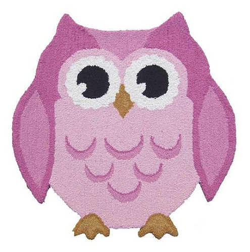Animals Owl Pink Teppich