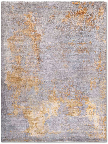 Stereo Gold auf Grau Mix Teppich