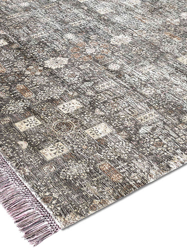 Agra Original on Charcoal Teppich