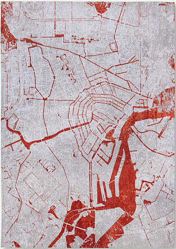 Orange Cut 9323 Teppich