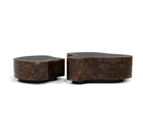 Crest Walnuss Couchtisch‑Set