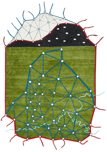 Topographie Imaginaire Teppich