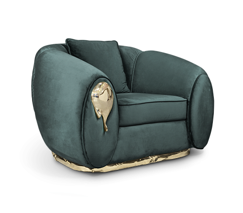 Solara Grüner Luxus‑Sessel