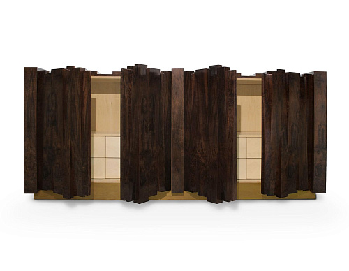 Designer-Holz-Sideboard Premium