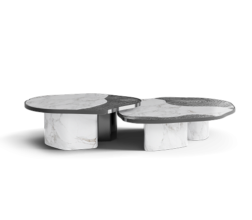 Athena Calacatta Marmor & Onyx Tischset