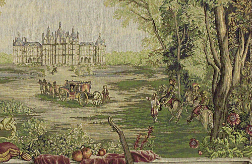 Schlosspark (Groß) Wandteppich