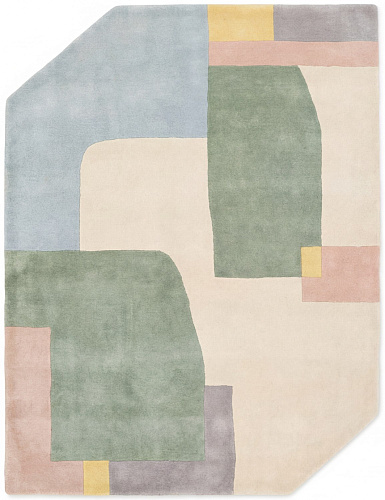 Rounded Blocks Soft Teppich